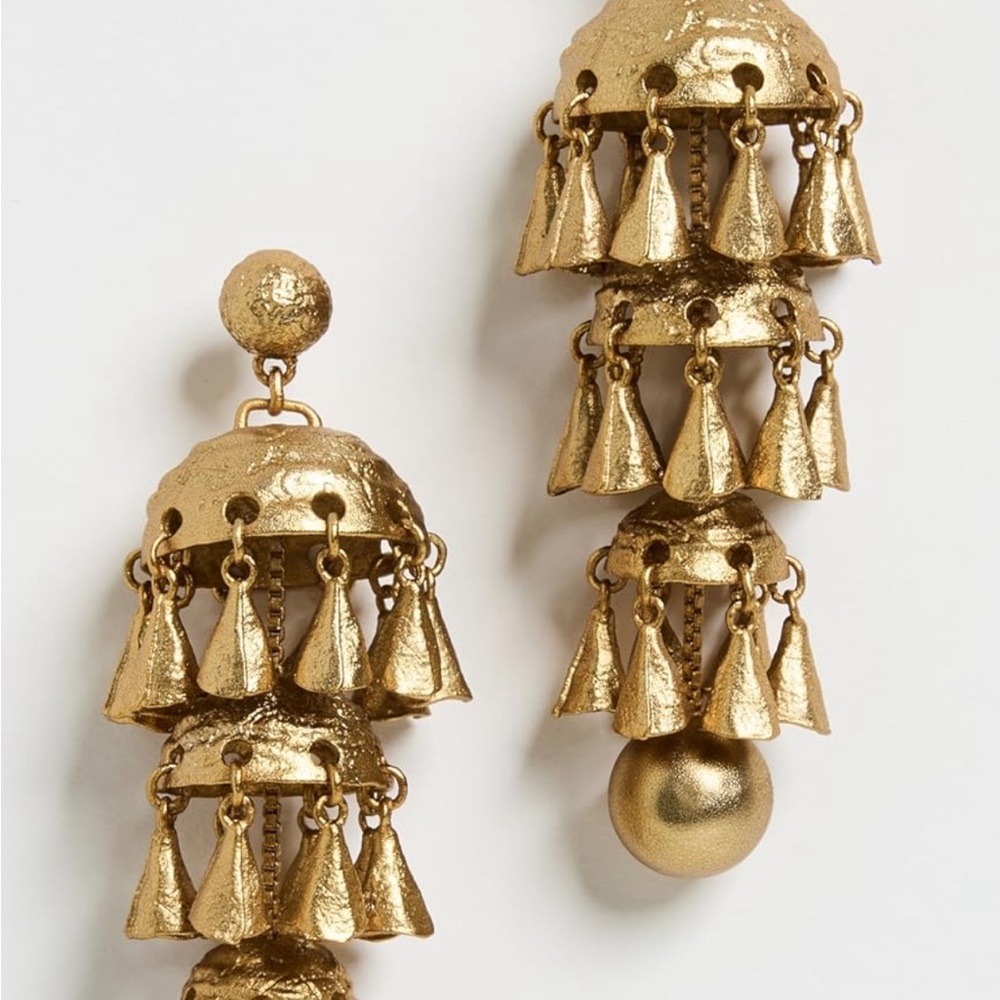 Zimmermann 14Kt. Gold plated Whimsy Tiered Earrings - Picture 4 of 7